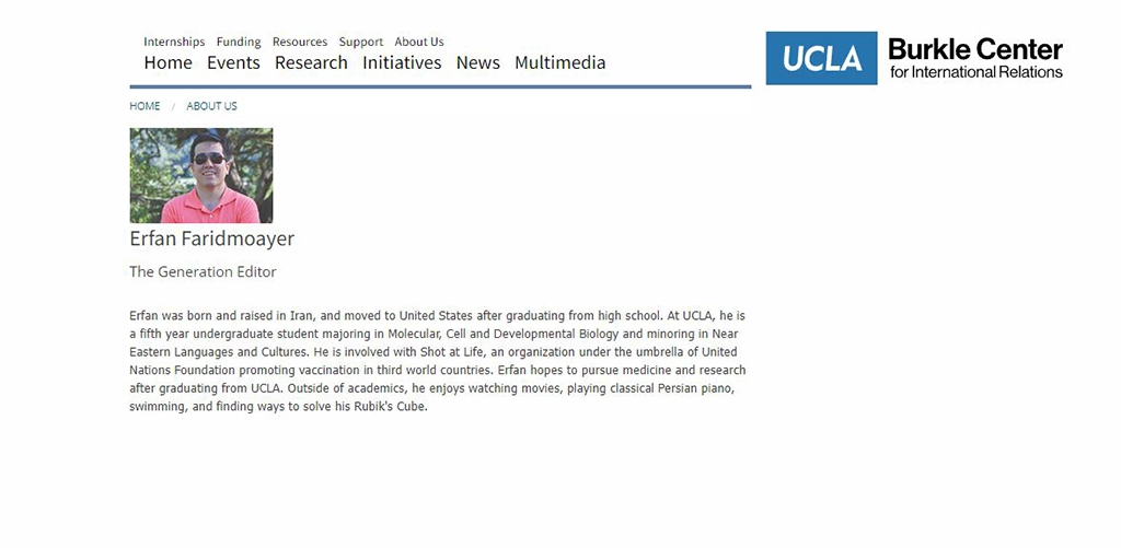 Dr. Erfan faridmoayer's Tribute Post Image